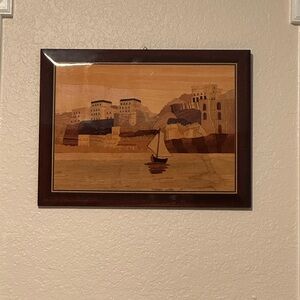 Sorrento inlaid wood picture